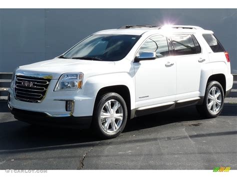 2017 Summit White Gmc Terrain Slt Awd 116706577 Car Color Galleries