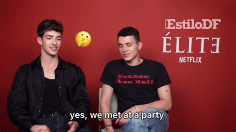 English Subs Manu Rios And Arón Piper Tell Us How They Broke The Ice In S4 Of Élite Youtube