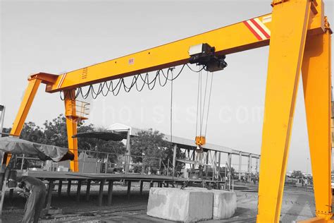 Fem Standard Single Girder Gantry Cranes Manufacturer Dafang Crane