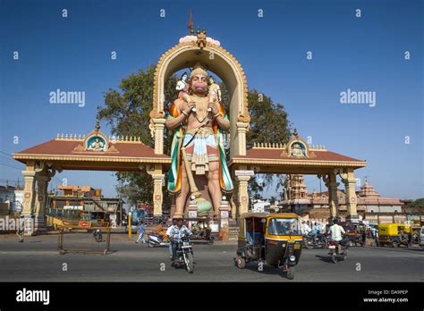 India South India Asia Karnataka Tumkur City Hanuman Gate