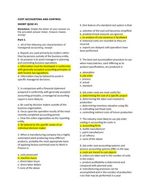 Accounting For Factory Overhead Accounting For Factory Overhead