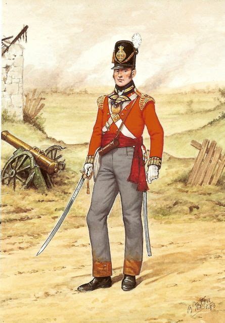 Officer 23rd Foot 1815 British Army Uniform British Army