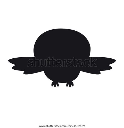 Vector Flat Flying Owl Silhouette Isolated Stock Vector (Royalty Free) 2224532469 | Shutterstock