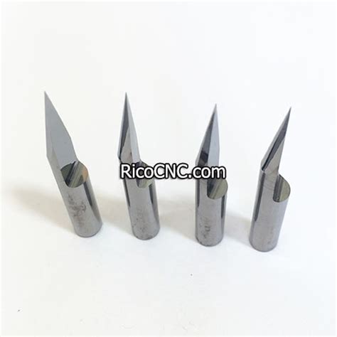 Flat Bottom V Shape Carbide Engraving Bit For Wood CNC Router Carving