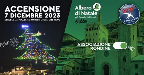 GUBBIO PRONTA LA CERIMONIA DI ACCENSIONE DELLALBERO DI NATALE PIU