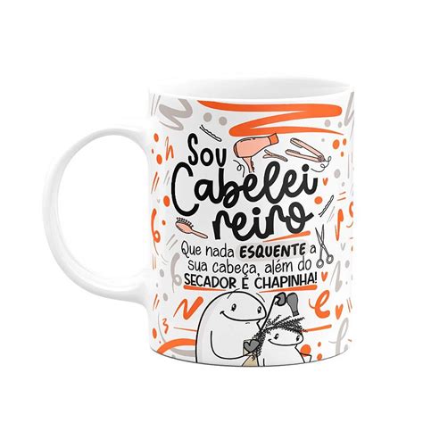 Caneca Flork Profiss Es Sou Cabeleireiro Fun Geek Store