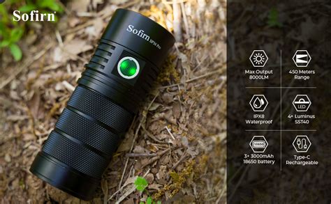 Sofirn Sp Pro Lumen Super Powerful Torch Rechargeable Anduril