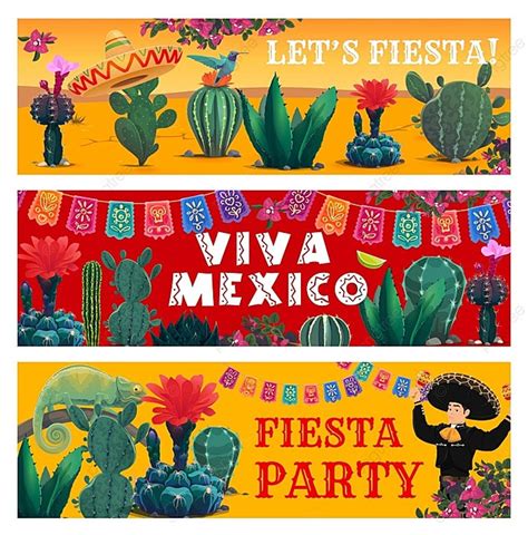 Mexican Holiday Fiesta Banners Template Download on Pngtree