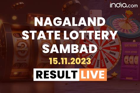 Nagaland State Lottery Sambad Result 18 11 2023 Today For 6 PM LIVE