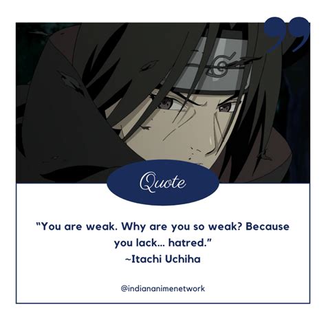 24 Amazing Quotes By Itachi Uchiha - Indian Anime Network