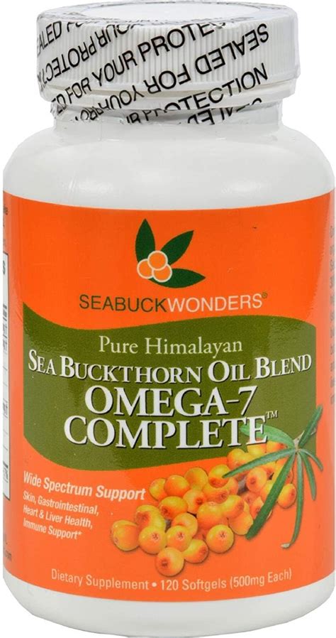 Seabuck Wonders Sea Buckthorn Oil Blend 500 Mg Omega 7