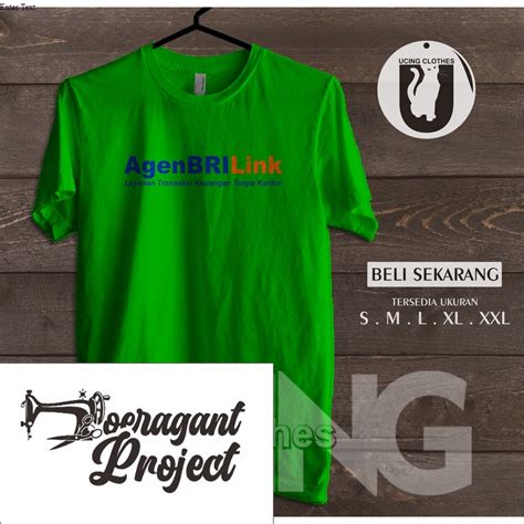 Kaos Baju Agen Brilink Logo Kaos Perusahaan Jp Lazada Indonesia