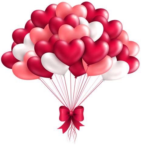 Beautiful Heart Balloons PNG Clipart Image | Gallery Yopriceville ...