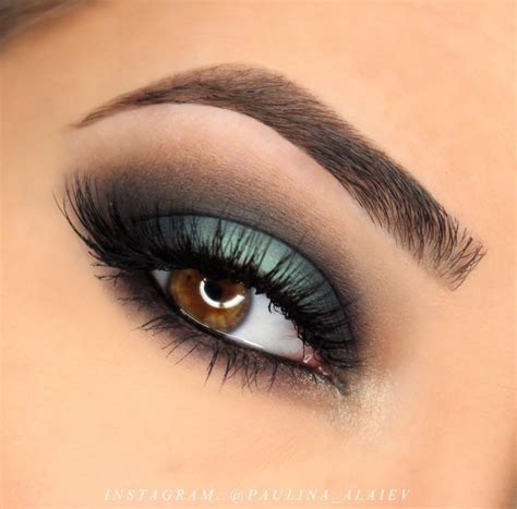 Eyeshadow Teal Eyeshadow Smokey Eye Makeup Tutorial Eye Makeup