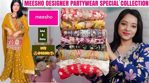 😍👗meesho Haulmeesho Partywear Kurta Set Haul👗designer Gowns