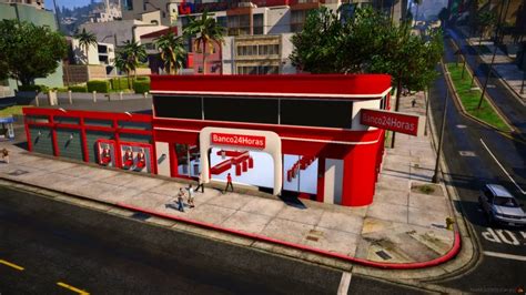 GTA RP Banco 24 Horas Instala Caixas No GTA Roleplay