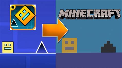 I Made Geometry Dash In Minecraft YouTube