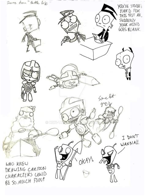 Invader Zim Drawings By Kiwi Tan On Deviantart