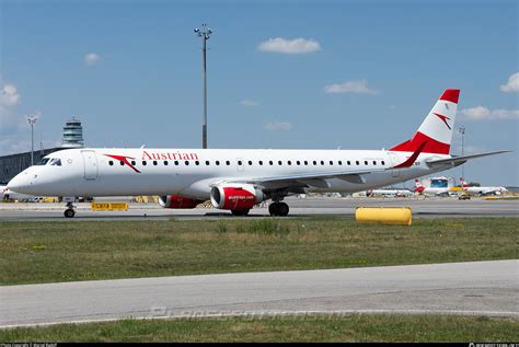 Oe Lwp Austrian Airlines Embraer Erj Lr Erj Lr Photo By