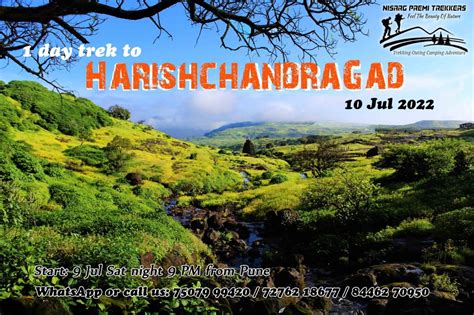 1 Day Trek To Paradise Of Trekkers Harishchandragad 10 July22 Tickets