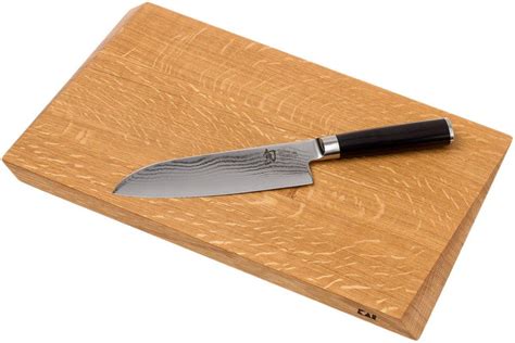 Kai Shun Classic Set Santoku Oak Wood Cutting Board Dm Set W