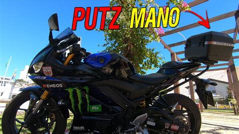 Ba Em Moto Carenada Por Que Coloquei Na Minha Yamaha R Youtube