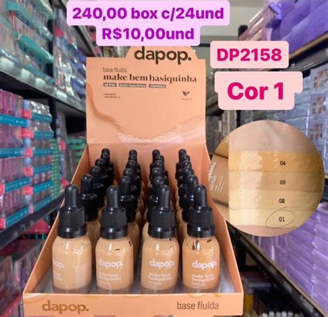 Dp Cor Base Fluida Dapop Box Und Lucky Lady Maquiagens