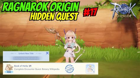 Book Of Herbs Ragnarok Origin Hidden Quest Lv Youtube