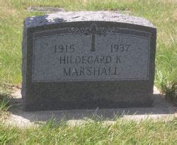 Hildegard Katherine Krick Marshall 1915 1937 Find A Grave Memorial