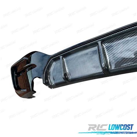 DIFUSOR TRASEIRO PARA BMW SERIE 1 F20 LCI 15 19 LOOK M PERFO