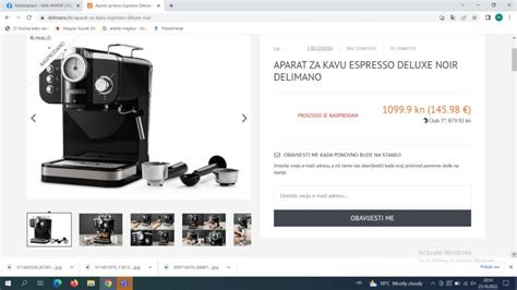 Aparat Za Kavu Espresso Deluxe Noir Delimano