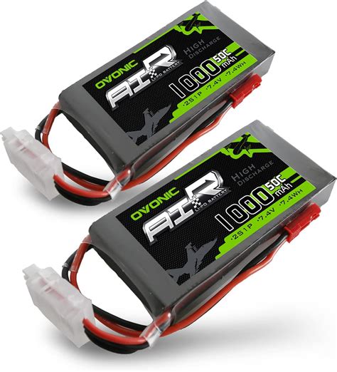 Ovonic S Lipo Batteria V C Mah Con Connettore Jst Per Rc