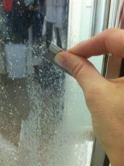 How To Remove Soap Scum And Water Spots From Glass Shower Doors At Sean