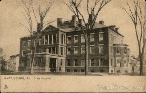 State Hospital Harrisburg, PA Postcard