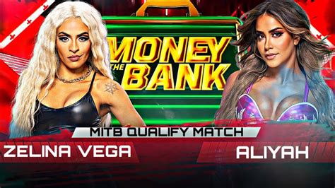 Wwe K Universe Raw Mitb Qualifying Match Zelina Vega Vs Aliyah