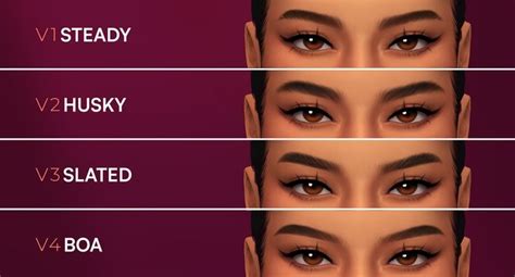 Eyebrow Set No Twistedcat Sims Sims Cc Eyes Sims