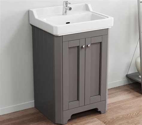 Hudson Reed Old London Door Floor Standing Vanity Unit With Basin