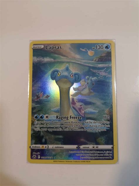 Lapras Gg05 Gg70 Crown Zenith Nm Ultra Rare Pokemon Tcg EBay