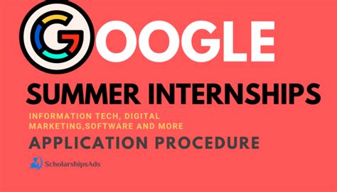 Google Summer Internship Program 2024 News For Tech Graduates Summer