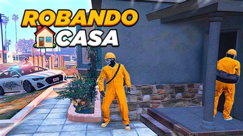 NOS DISFRAZAMOS DE PLOMERO PARA ROBAR CASA SALE MAL GTA RP YouTube