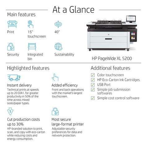 Hp Pagewide Xl 5200 Printer