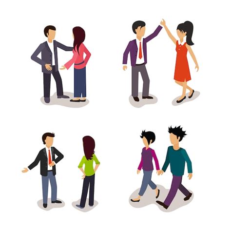 Premium Vector Ordinary People Everyday Actions Illustartion Set