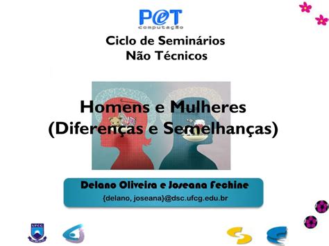 Ppt Homens E Mulheres Diferen As E Semelhan As Powerpoint