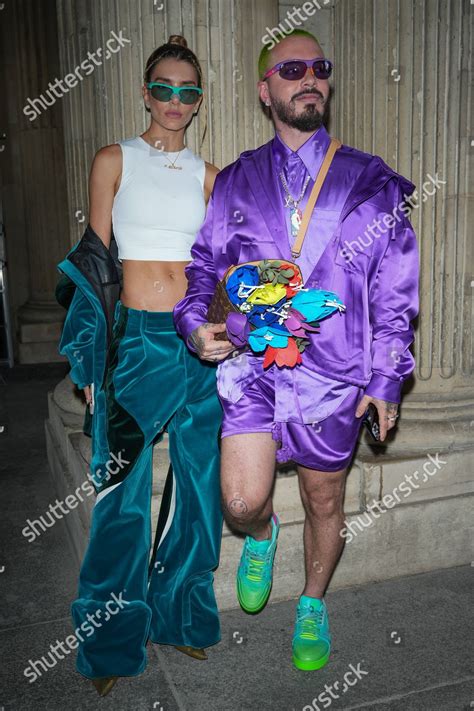 J Balvin His Girlfriend Valentina Ferrer Editorial Stock Photo Stock