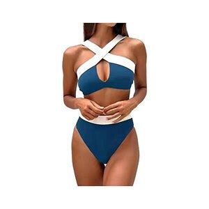 LSEEKA Bauchweg Bikini Da Donna Costume Da Bagno Push Up Bikini Con