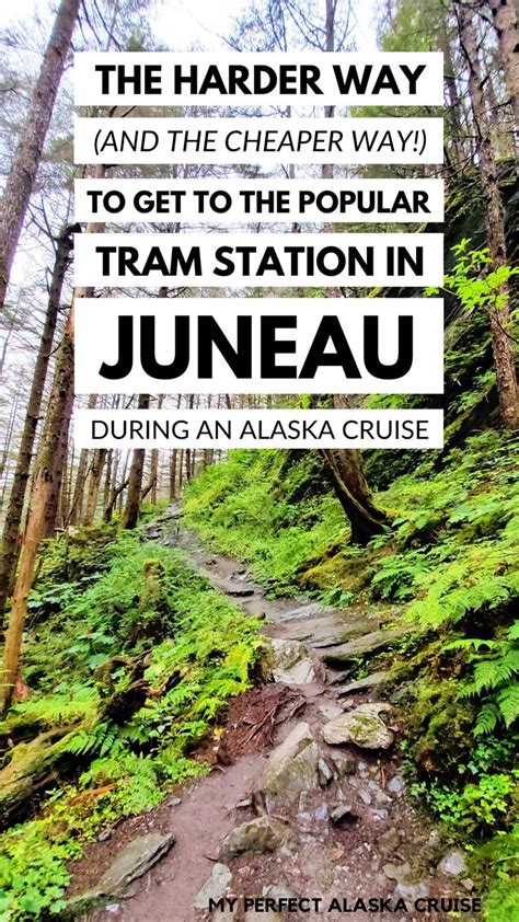 The more difficult but cheaper way to get to the Alaska tram in Juneau ...