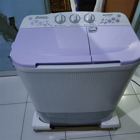 Jual MESIN CUCI SHARP 7 KG 2 TABUNG EST 70 MW Shopee Indonesia