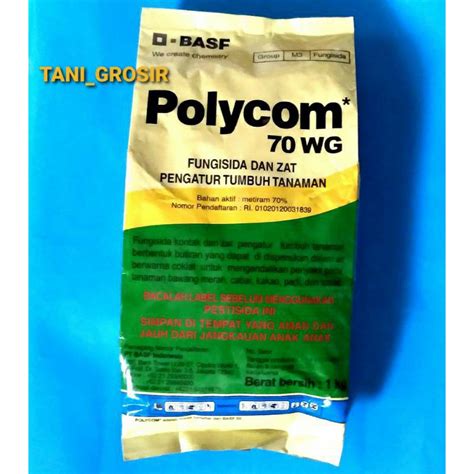 Jual Fungisida Kontak Dan Zpt Polycom Wg Kg Shopee Indonesia