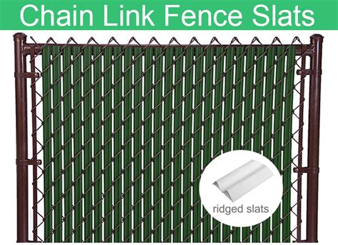 Factory Directly Sale Chain Link Fence Garden Privacy Slats Fence With