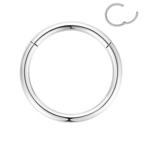 Piercing Argola Segmento de Aço Clicker Fine Piercing